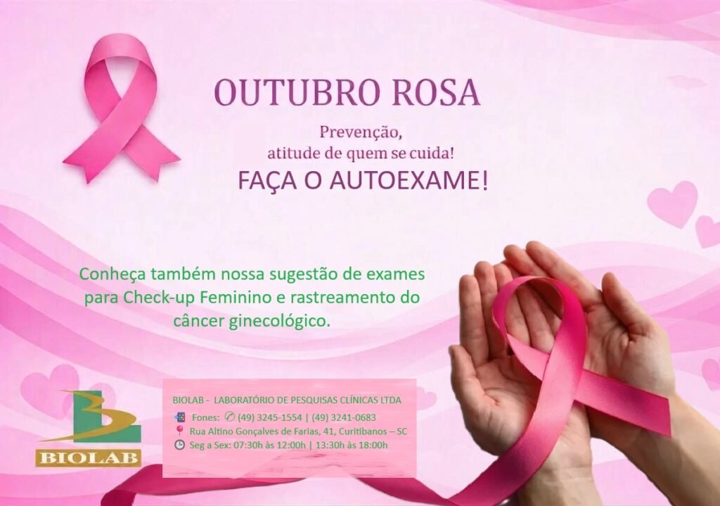 Outubro rosa.